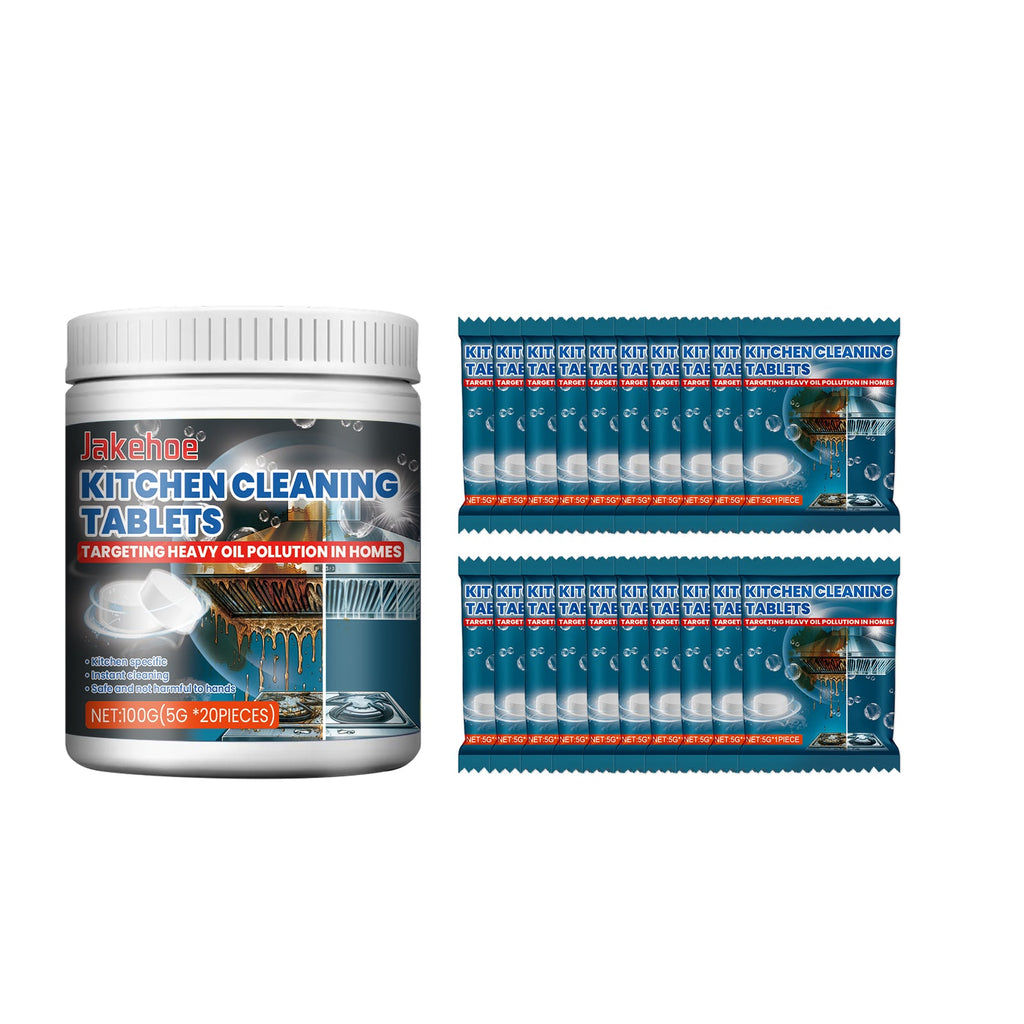 Kitchen Cleaning Effervescent Tablets, Clean The Kitchen Stove Sink Range Hood Stubborn Dirt Effervescent Tablet eprolo