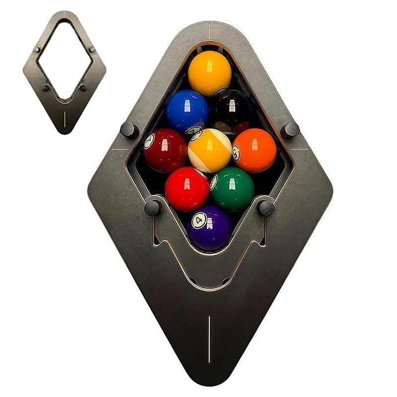 Precision Professional Billiard Ball Rack | Solid Wood, Zero-Gap 8-Ball & 9-Ball Pool Rack eprolo
