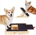 Adjustable Wooden Dog Nail Scratch Board with Treat Drawer