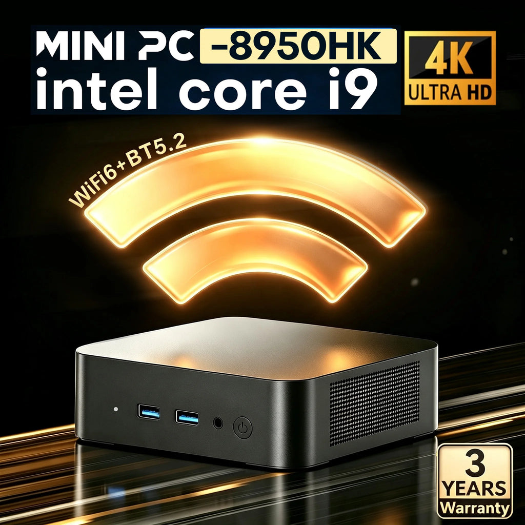 Windows Mini PC — Core i9-8950HK or Core i3-6100U
