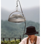 New Multi-Function Tripod Outdoor Camping Lighting Fan Intelligent Remote Control Timing Can Hang Small Fans eprolo