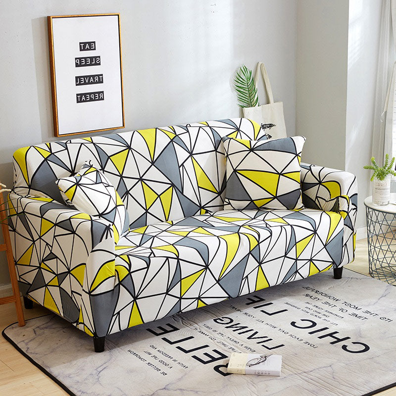 Stretch Sofa Covers Furniture Protector Polyester Loveseat Couch Cover l 1/2/3/4-seater Arm Chair Cover for Living Room eprolo