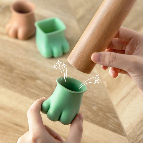 Cute Claw Table And Chair Silicone Foot Cover Rubber Chair Foot Pad Mute Wear-Resistant Non-Slip Thickening Shock-Proof Cute Furniture Foot Pad eprolo