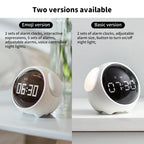 Cute Cartoon Digital Alarm Clock with Light and Emotion Function for Kids eprolo