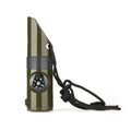 7 in 1 Survival Whistles Survival Whistle Emergency Emergency Whistles with Compass and Thermometer for Outdoor Hiking Camping eprolo