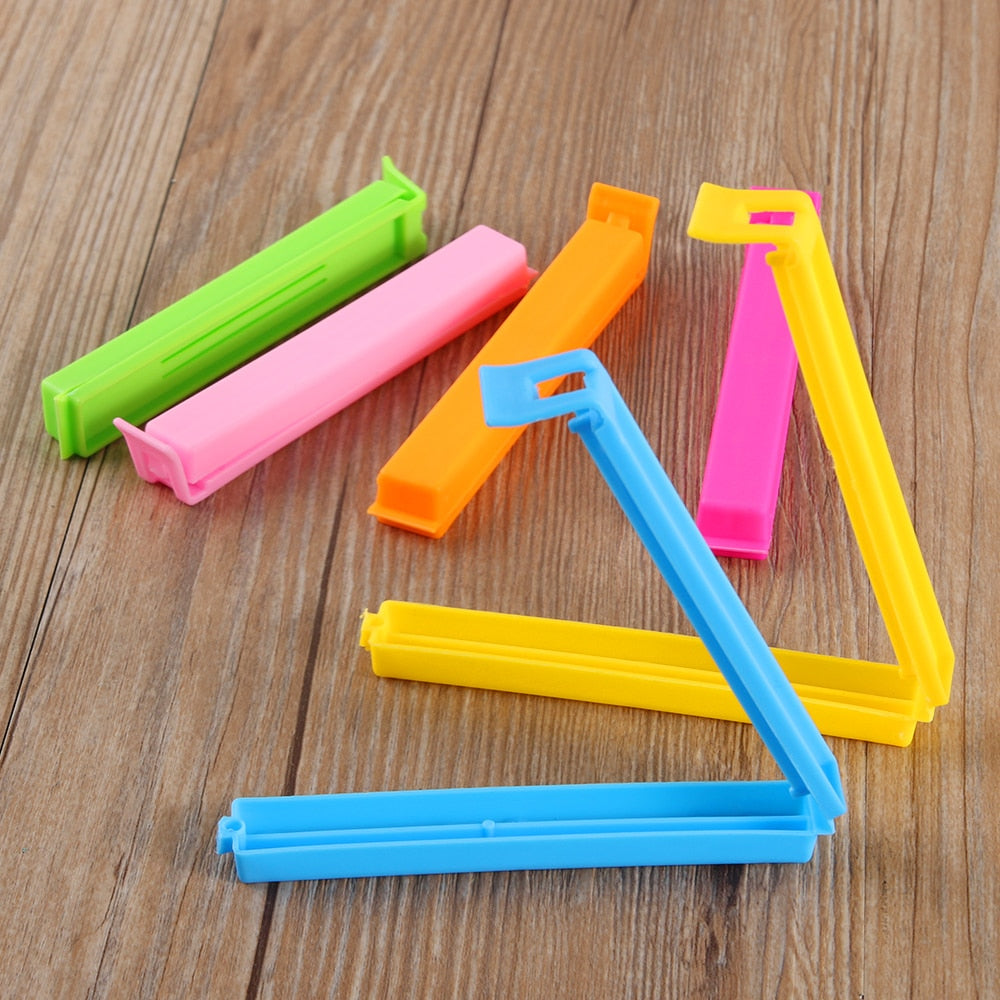 20/10Pcs Portable New Kitchen Storage Food Snack Seal Sealing Bag Clips Sealer Clamp Plastic Tool Kitchen Accessories Wholesale eprolo