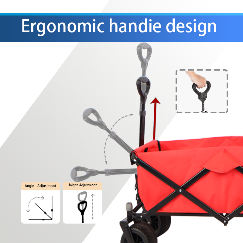 Utility Park Garden Cart Tool Customized Color Folding Camping Trolley Outdoor Picnic Beach Wagon eprolo