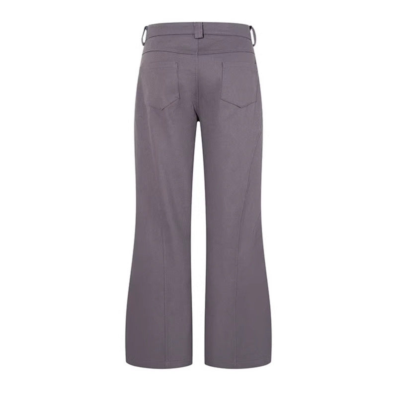 Graffiti Print Flared Casual Pants  Loose Fit Straight Leg Long Pants eprolo