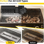 Electric BBQ Brush for Cleaning Grill, Heavy Duty Oil Stain Remover, Barbecue Cleaner Tool eprolo