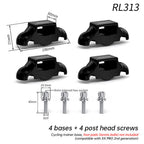 RISK Cycling Bike Damping Pads, Smart Trainer Support Base, Tennis Ball Feet for X2 / X2 MAX / XX PRO. eprolo