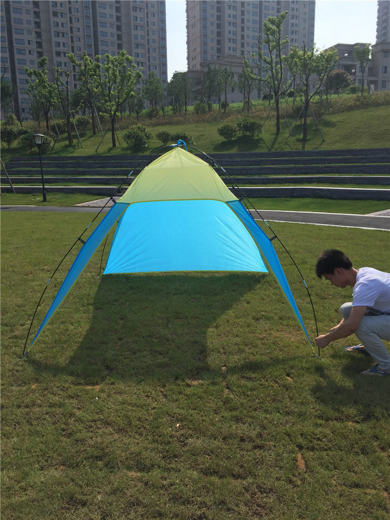Pop Up Beach Tent Sun Shade Shelter Anti-UV Shelter Fully Automatic Folding Camping Tent eprolo