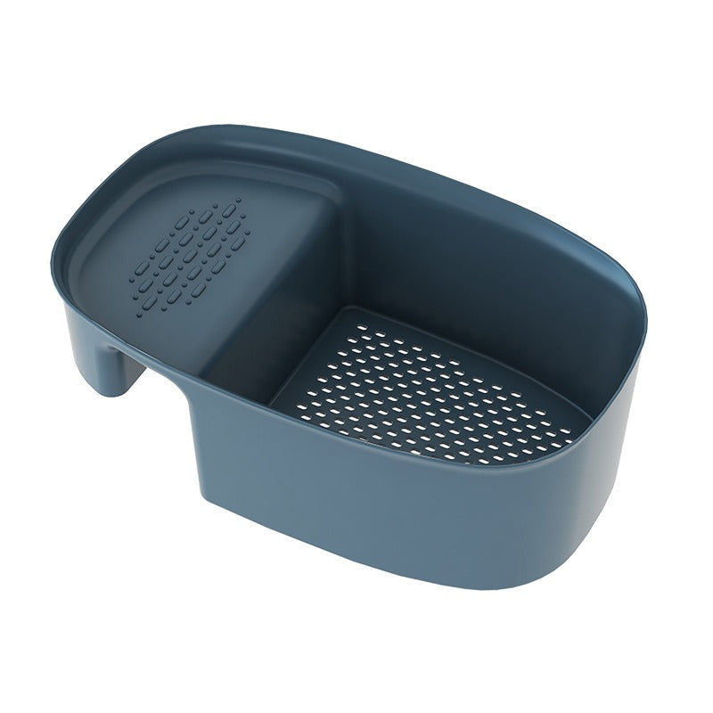Creative kitchen saddle drain basket sink kitchen waste drain basket sink vegetable drain rack storage rack eprolo