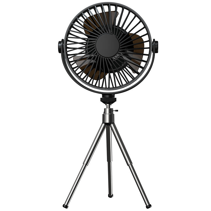 New Multi-Function Tripod Outdoor Camping Lighting Fan Intelligent Remote Control Timing Can Hang Small Fans eprolo