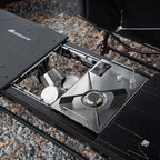 IGT Stainless Steel Folding Basket: Drain & Wash, Ideal Camping Table Accessory. eprolo