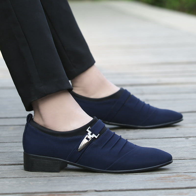 Cloth shoes men's plus size casual shoes breathable sleeve feet canvas shoes versatile men's shoes eprolo