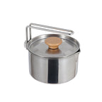 Outdoor Multi-Function 304 Stainless Steel Kettle Mountaineering Portable Coffee Pot Foldable Fishing Camping Pot Teapot eprolo