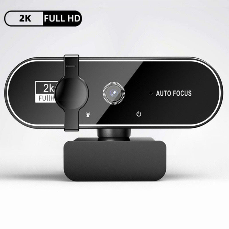 Mini 4K USB Webcam with Mic, Auto Focus HD Camera for PC & Laptop, 30fps 2K/1080P Conference Cam eprolo