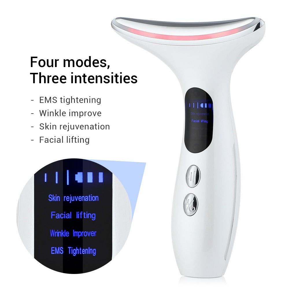 Color light microcurrent constant temperature neck beauty instrument neck and facial beauty instrument eprolo