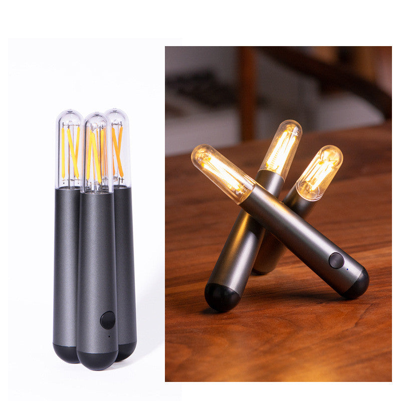 LED Desktop Night Light USB Charging Creative Gift Decoration Light Bar Restaurant Outdoor Camping Atmosphere Light eprolo