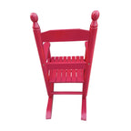 Children's rocking red chair Indoor or Outdoor -Suitable for kids-Durable Solid Wood eprolo