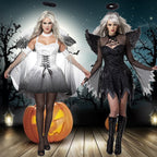 Halloween Costume Angel Role Play Performance Dress S-3XL Witch Costume Cosplay Angel Wings Goddess eprolo