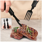 Multifunctional camping tableware stainless steel knife fork spoon, outdoor portable survival eating tools eprolo