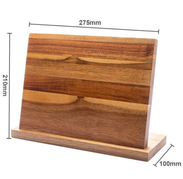 Solid Wood Powerful Magnetic Knife Holder Kitchen Chef Cooking Tools eprolo