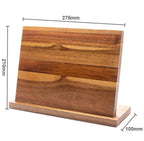 Solid Wood Powerful Magnetic Knife Holder Kitchen Chef Cooking Tools eprolo