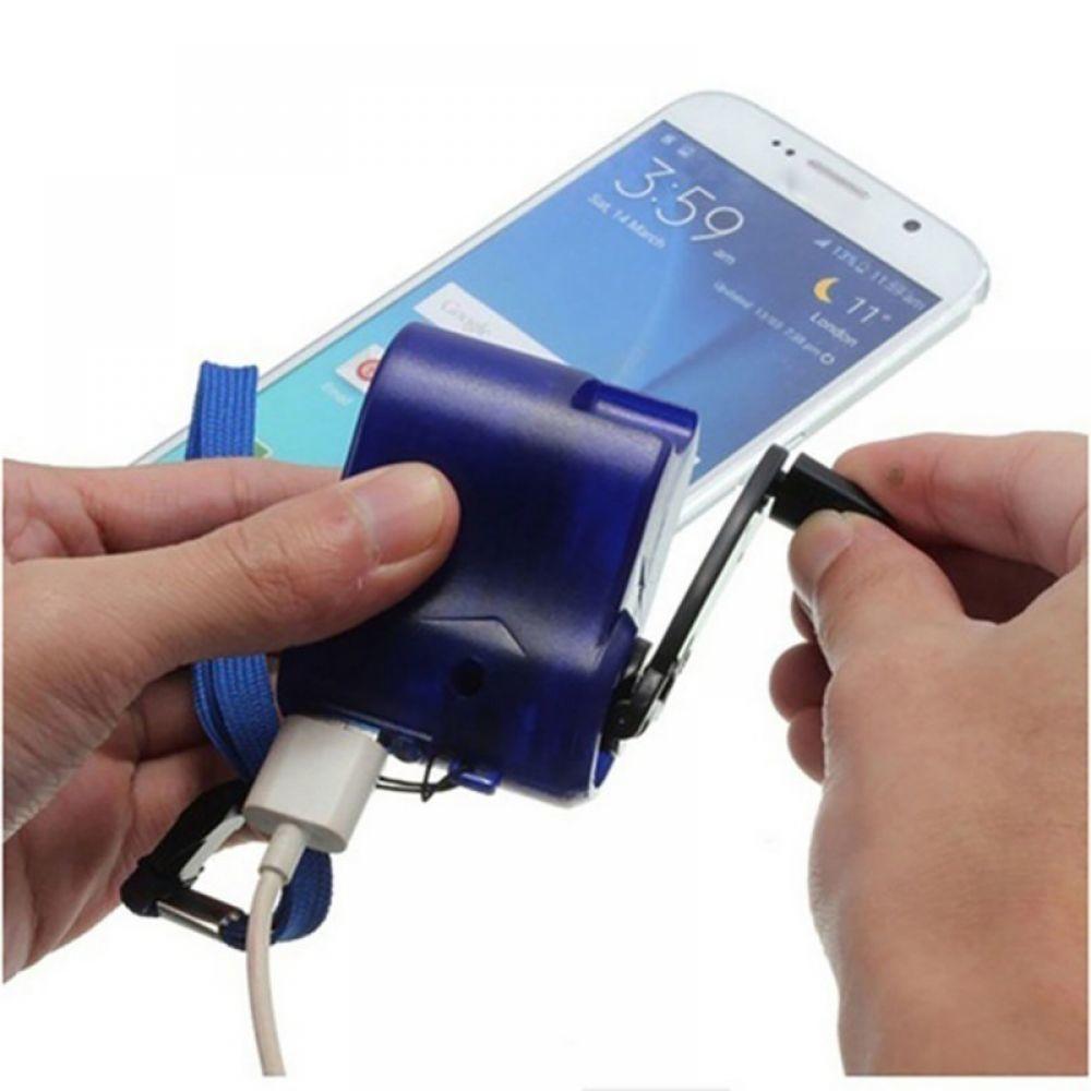 EDC USB Phone Emergency Charger For Camping Hiking Outdoor Sports Hand Crank Travel Charger camping equipment Survival Tools eprolo