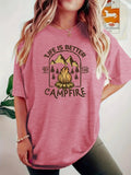 T-shirt camping printed short sleeved shirt eprolo