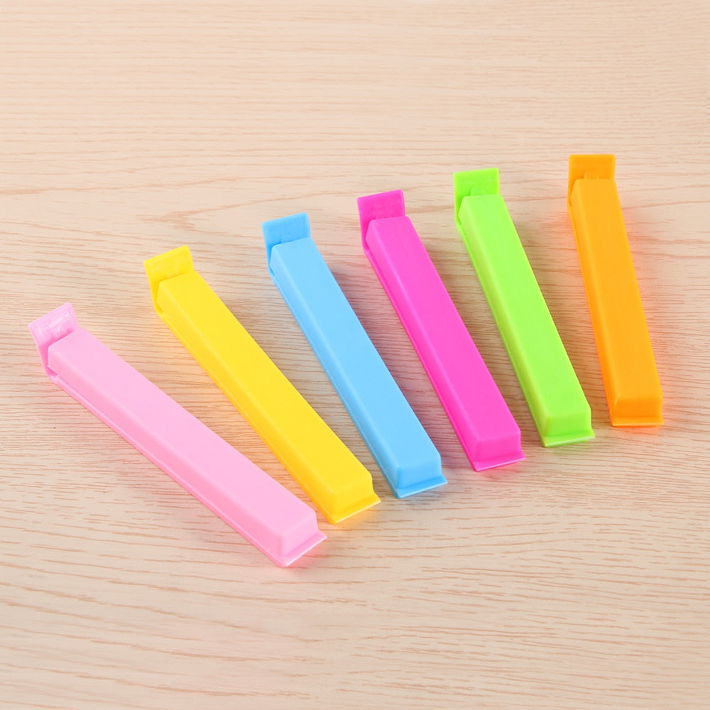 20/10Pcs Portable New Kitchen Storage Food Snack Seal Sealing Bag Clips Sealer Clamp Plastic Tool Kitchen Accessories Wholesale eprolo