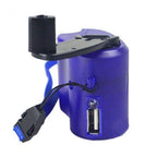 EDC USB Phone Emergency Charger For Camping Hiking Outdoor Sports Hand Crank Travel Charger camping equipment Survival Tools eprolo