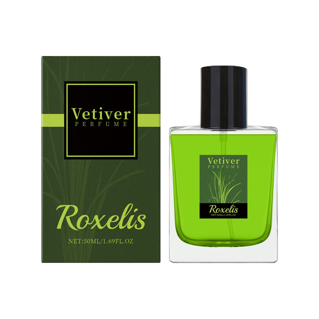 Roxelis Vetiver Fresh Perfume Exudes Charm Natural Fresh Elegant Fragrance Stay Fragrance Everyday Portable Fragrance Perfume eprolo