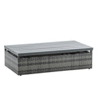 Patio Furniture, Outdoor Furniture, Seasonal PE Wicker Furniture,5 Set Wicker Furniture With Plywood Coffee Table eprolo