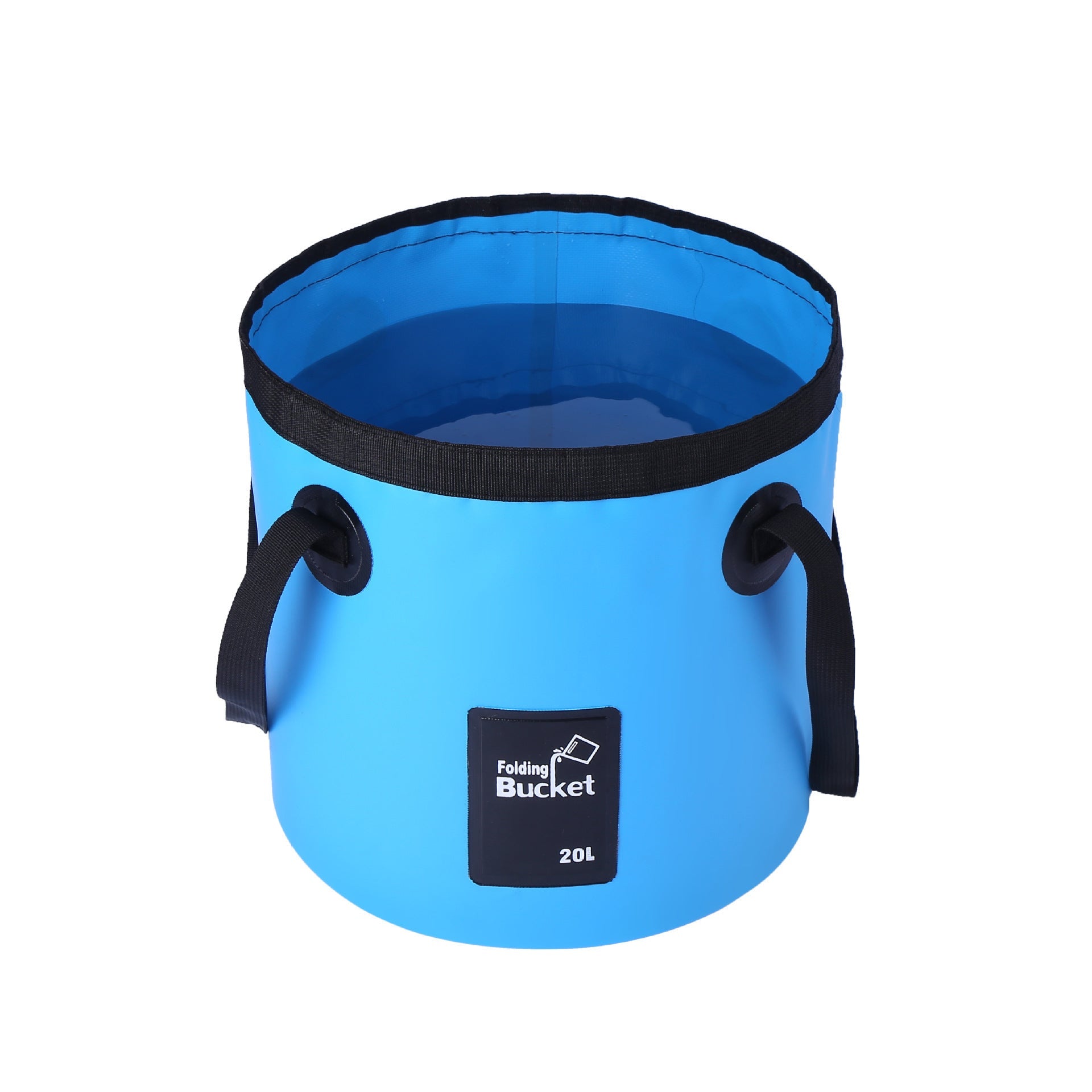Outdoor Fishing Camping Waterproof Bucket PVC Foldable Water Bucket Bag Car Washing Bucket Portable Camping Water Storage Bag eprolo