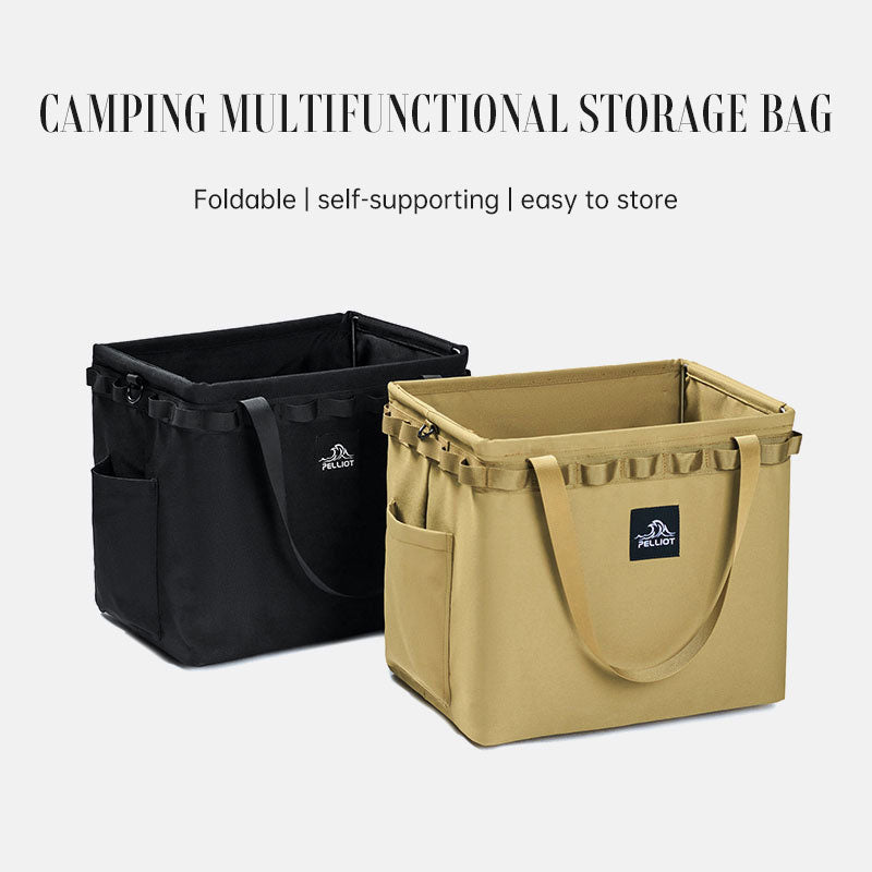 Outdoor Camping Portable Folding Storage Bag Equipment Tent Camping Cutlery Square Organizer Box eprolo