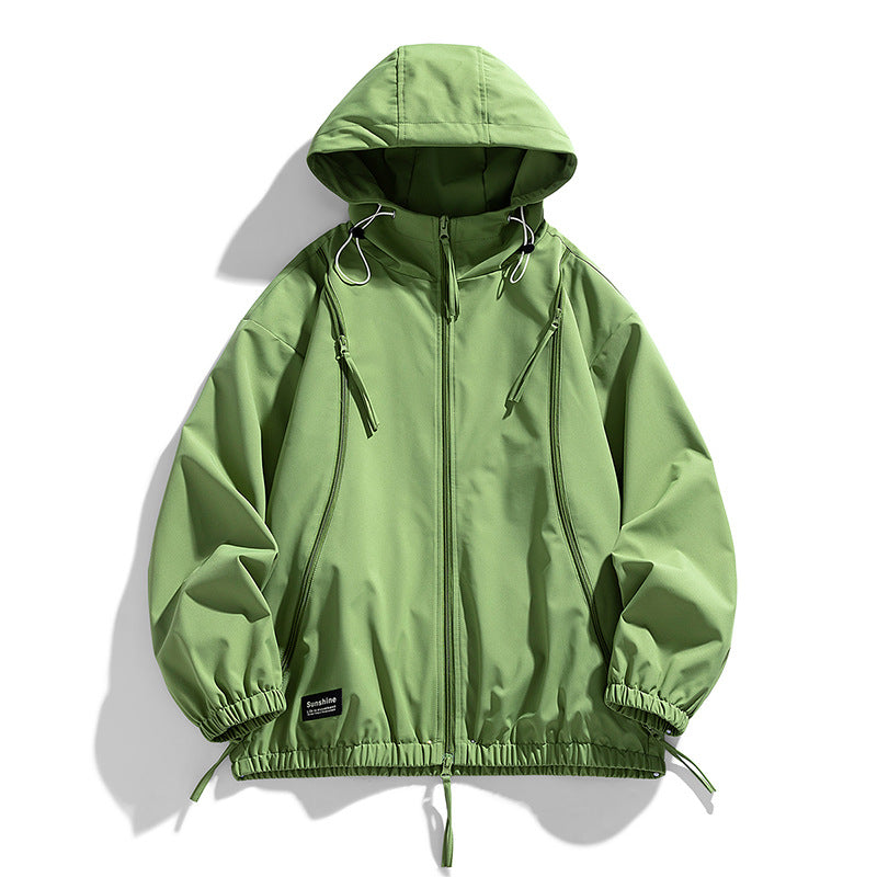 New trendy brand clothing, spring and autumn waterproof outdoor jacket, zipper style Hong Kong style casual jacket for men eprolo