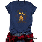 Camping pattern printed short sleeved shirt eprolo