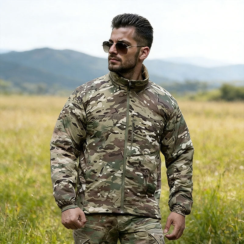 Men's Winter Warm Padded Jacket, Lightweight Hooded Tactical Parka, Outdoor Waterproof Windproof Cold-Weather Hiking Jacket. eprolo