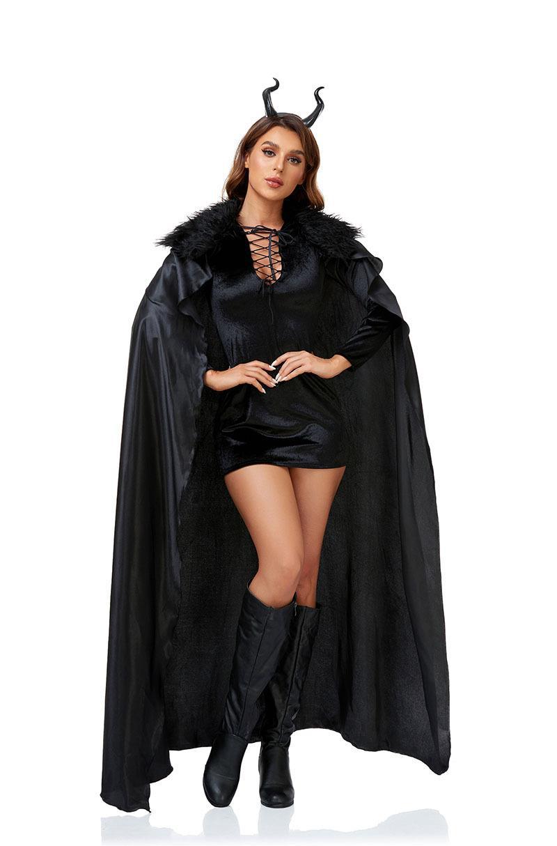 Halloween Sleeping Beauty Maleficent Witch Costume Devil Lady Outfit for Adults eprolo