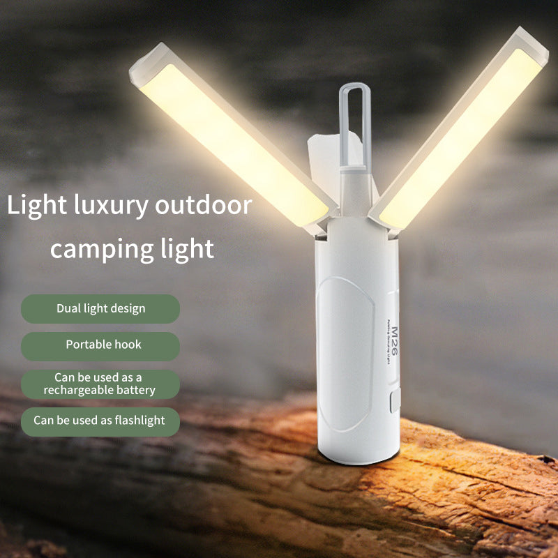 Multifunctional camping light, outdoor waterproof lighting, portable work light, emergency light, infinite dimming eprolo