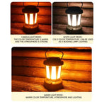 Outdoor solar rechargeable camping light, multifunctional LED strong light charging camping atmosphere tent light eprolo