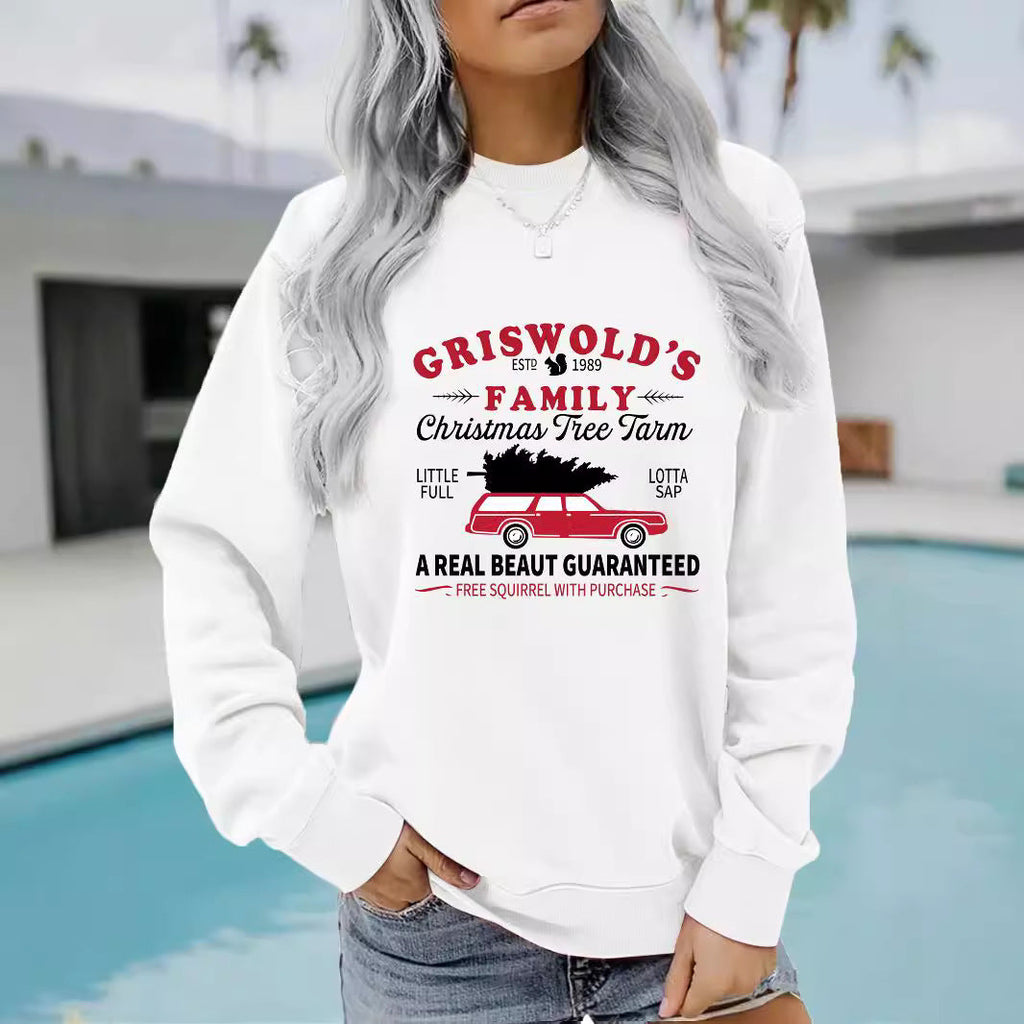 Long sleeved round neck GRISWOLD S printed pullover sweatshirt eprolo