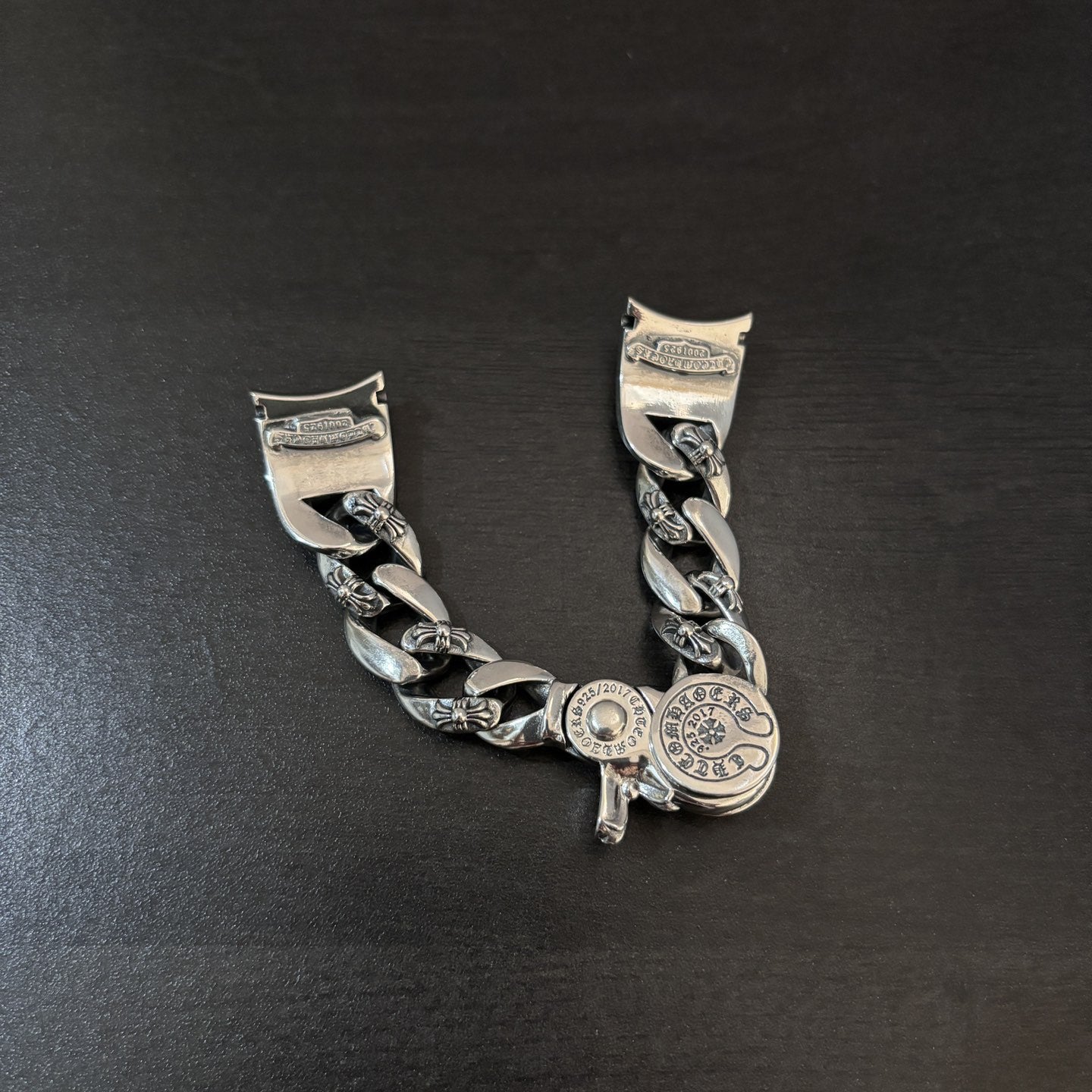 Silver Plated Rhinestone Hexagram Watch Band for Men, Fashionable and Unique Retro Punk Style Buckle Strap, Unisex Universal Stylish Design eprolo