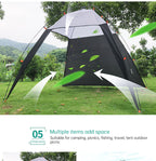 Pop Up Beach Tent Sun Shade Shelter Anti-UV Shelter Fully Automatic Folding Camping Tent eprolo