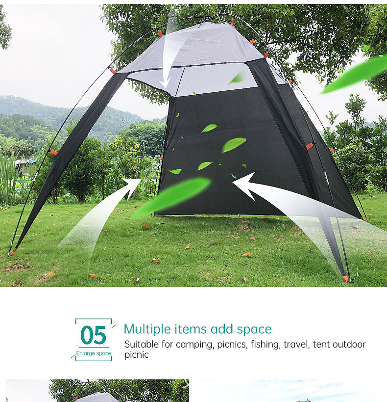 Pop Up Beach Tent Sun Shade Shelter Anti-UV Shelter Fully Automatic Folding Camping Tent eprolo