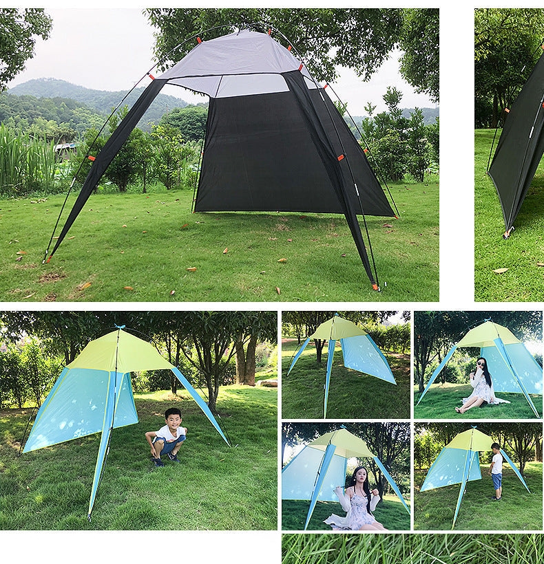 Pop Up Beach Tent Sun Shade Shelter Anti-UV Shelter Fully Automatic Folding Camping Tent eprolo