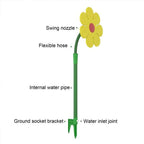 Dancing Flower Water Sprinkler - 360° Rotating Adjustable Lawn & Garden Irrigation Tool for Fun Watering eprolo