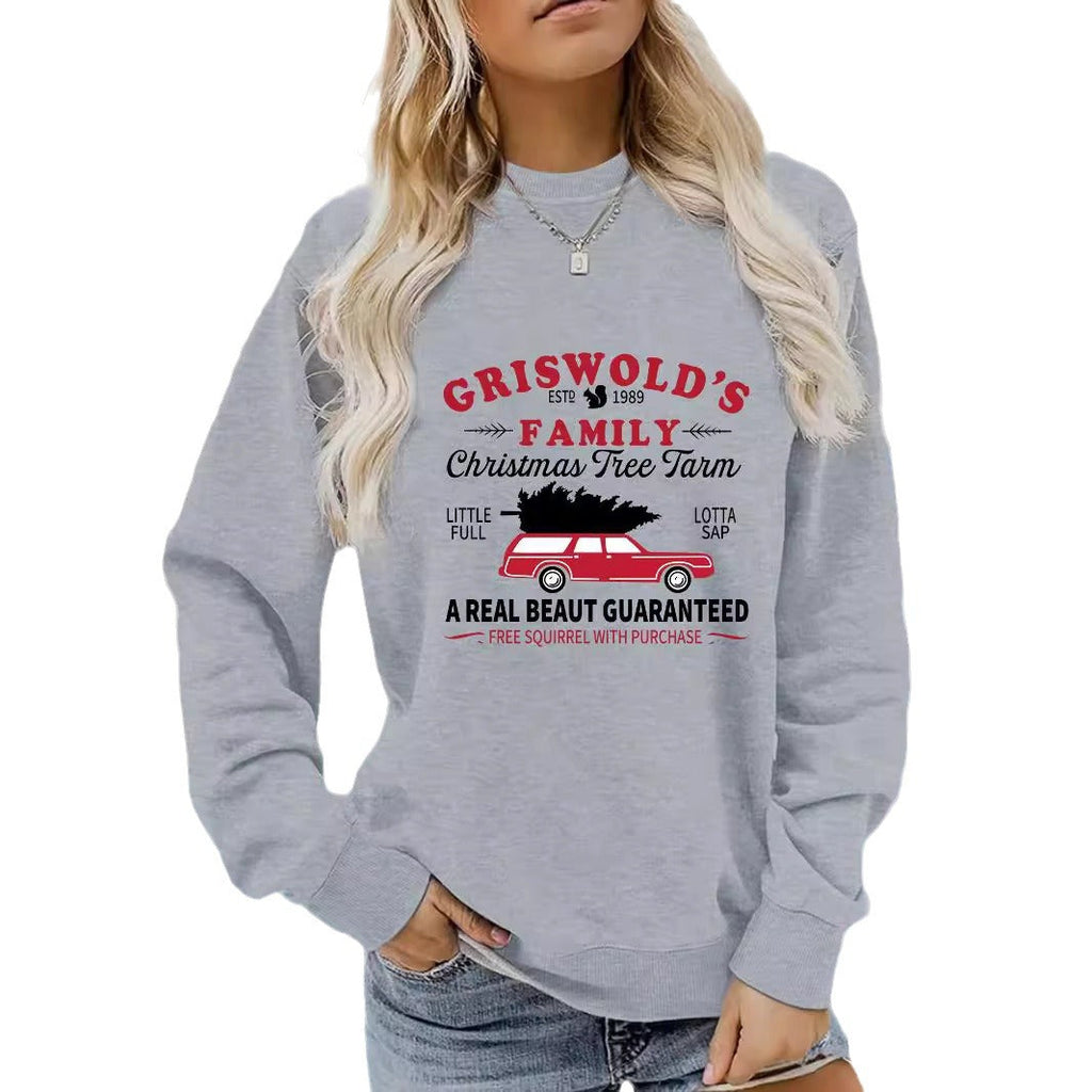 Long sleeved round neck GRISWOLD S printed pullover sweatshirt eprolo