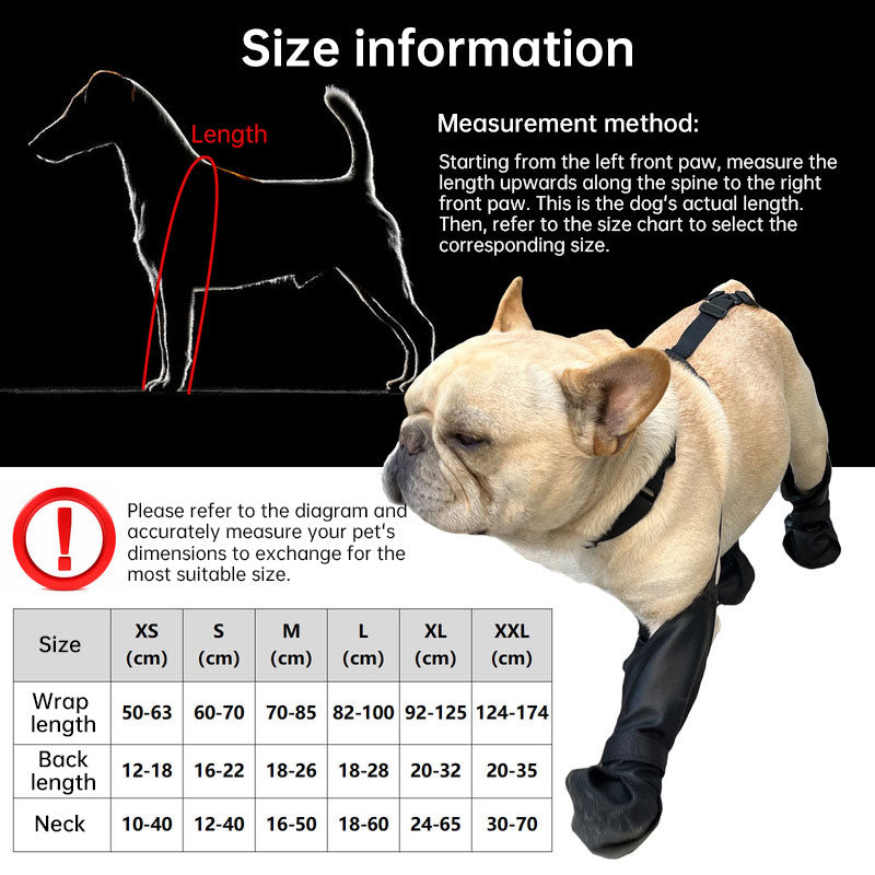 Anti-Fall Suspender Dog Boots: Waterproof & Anti-Slip Paw Protectors for Secure Fit on Outdoor Adventures eprolo